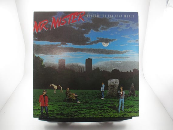 Vintage 1986 Vinyl LP Record Mr Mister Welcome to the Real World Excellent Condition 63402