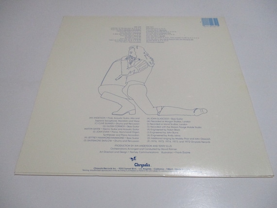 Vintage 1983 Vinyl LP Record The Best of Jethro Tull Volume II Repeat Excellent Condition 58547