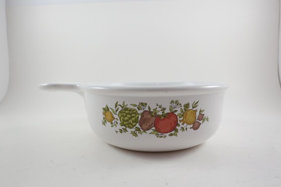 1985-1999 Corning Ware Spice O' Life Pattern P-150 B Heat N Serve Grab It Bowl Excellent Condition