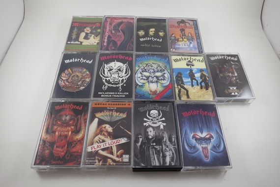 1980's Motorhead Cassette Tapes Sold Individually