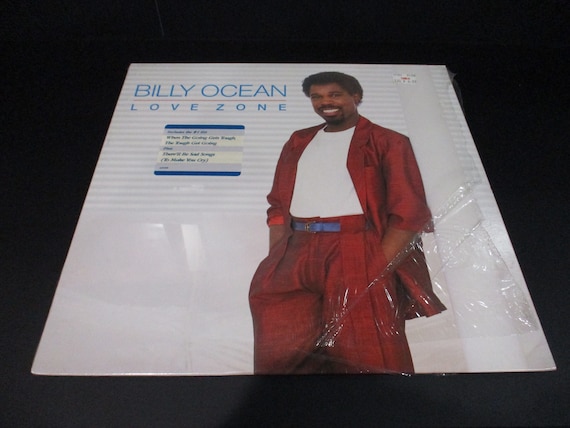 Vintage 1986 Vinyl LP Record Billy Ocean Love Zone Near Mint Condition In Shrink Hype Sticker 68542