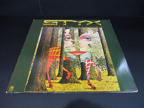 Vintage 1977 Vinyl LP Record Styx The Grand Illusion Excellent Condition 68548