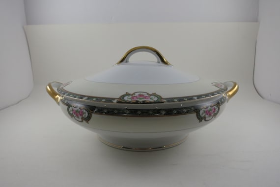 Vintage 1920's Japan China Similar to Kenosha 10 Inch Covered Tureen