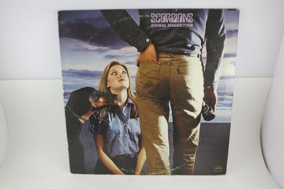 Vintage 1980 Vinyl LP Record Animal Magnetism The Scorpions Very Good Condition