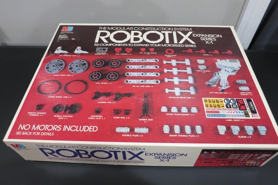 Vintage 1986 Robotix Expansion Series X1 56 Pieces Complete Plus An Extra 61 Pieces