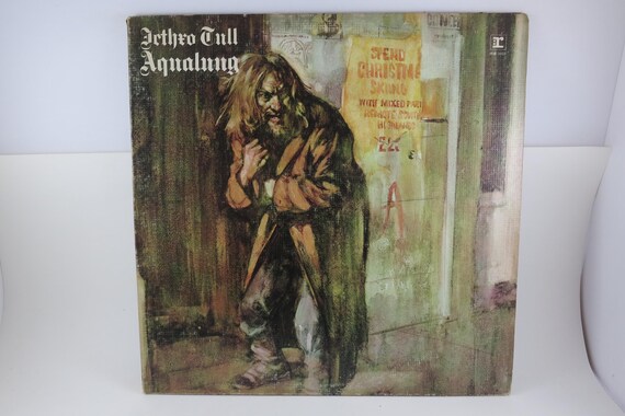 Vintage 1971 Jethro Tull Aqualung LP Vinyl Record