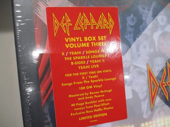 Def Leppard Vinyl Box Set Vol. 3: X, Yeah!, Songs From The Sparkle Lounge (Limited Edition)
