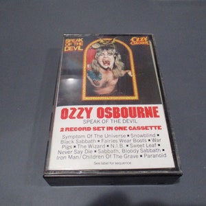 ozzy osbourne the ultimate sin cassette tape