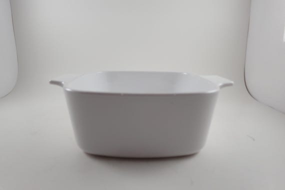 1980's Corning Ware A-1 1/2 B All/Just White Pattern 1 1/2 Quart Saucepan Excellent Condition