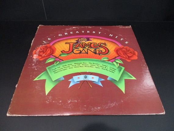Vintage 1973 Vinyl LP Record 16 Greatest Hits The James Gang Excellent Condition 68865