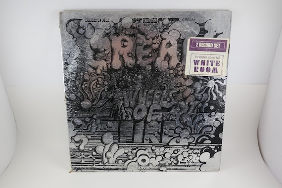 Vintage 1968 Cream Wheels of Fire Vinyl LP - Original Pressing