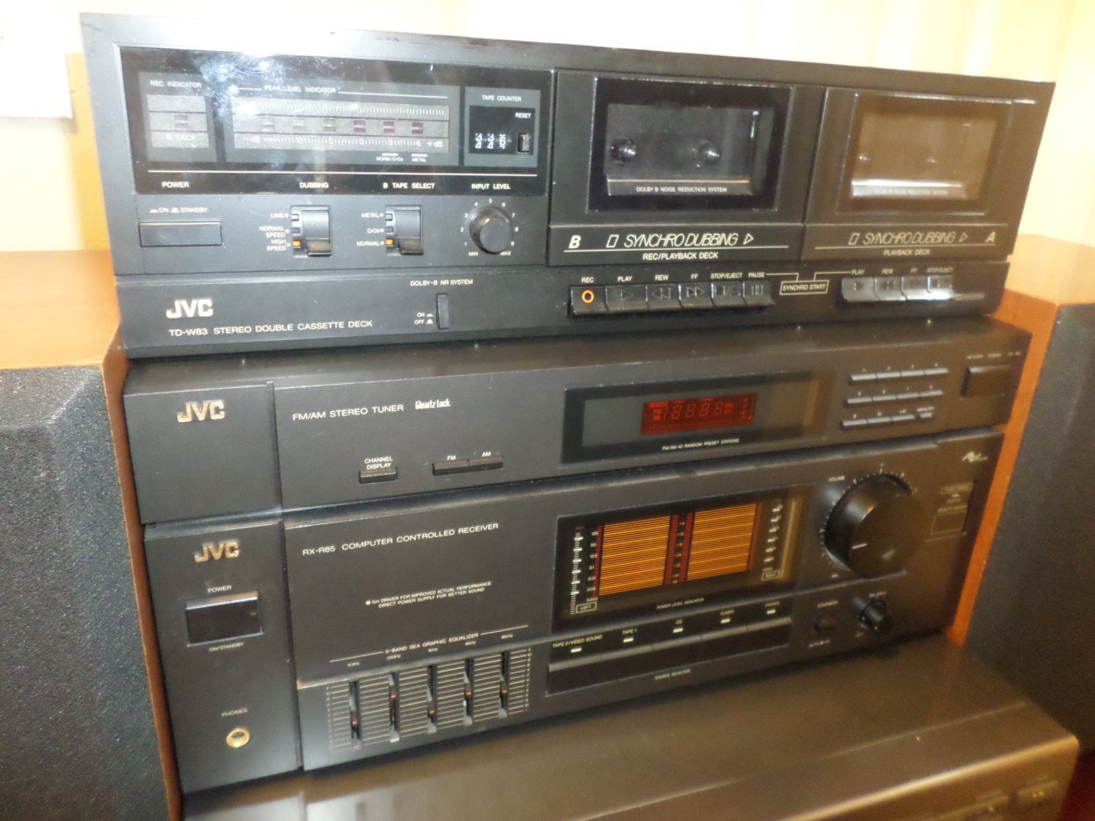 1980's Vintage JVC Complete Home Stereo Sound System with Etsy