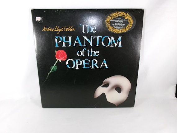 1987 Vinyl LP Two Record Set The Phantom of the Opera Soundtrack EX