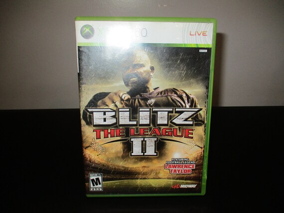 2008 XBox 360 Game Blitz The League II Complete with Manual