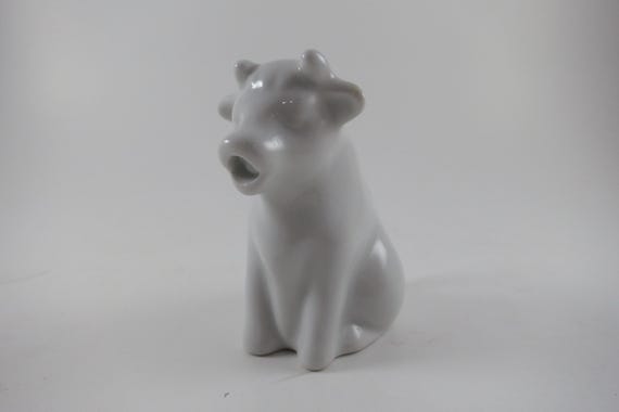 Vintage Dansk Individual Cow Creamer White