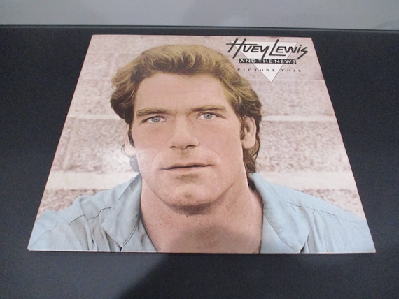 Vintage 1982 Vinyl LP Record Picture This Huey Lewis & The News Excellent Condition 60389