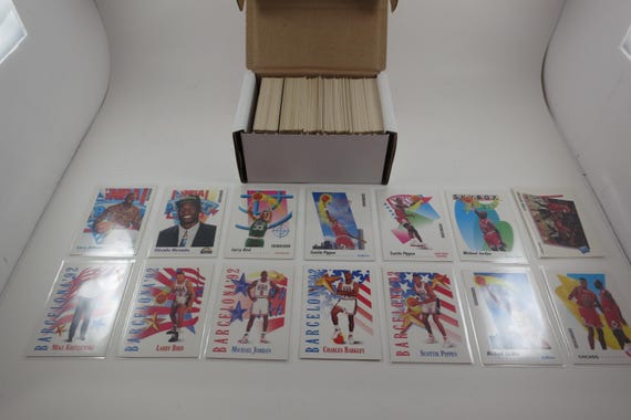 1991/92 Skybox NBA Basketball Complete Series II 308 Card Set NM-Mint Condition Including Barcelona Olympics Set Shaq Rookie Card More