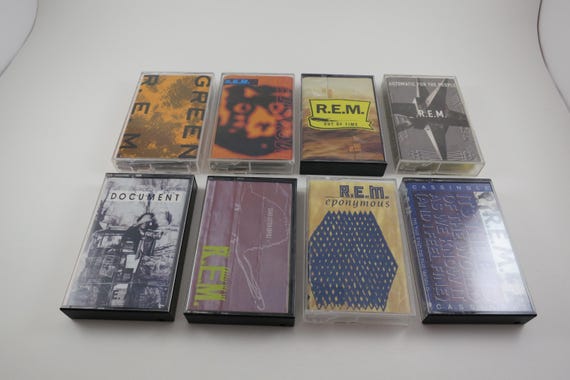 Vintage 1980's REM Cassette Tapes Excellent Condition Green Monster Out of Time Fables of the Reconstruction Murmur Sold Individually