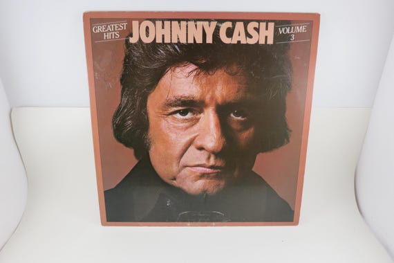Vintage 1978 Vinyl LP Record Johnny Cash's Greatest Hits Volume 3 Excellent Condition White Label Promo Pressing 71874