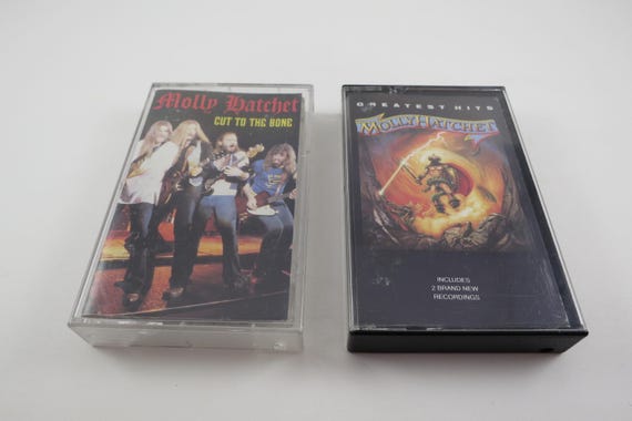 Vintage 1980's Molly Hatchet Cassette Tapes Take No Prisoners Flirtin with Disaster Beatin The Odds Cut to the Bone Self Sold Individually