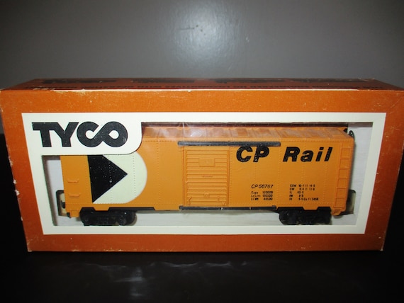 Vintage Tyco Trains HO Scale CP Rail 40 Foot Box Car New In Original Box