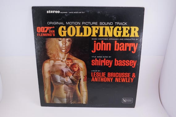 Vintage 1965 Vinyl LP Record 007 Goldfinger Ian Fleming Soundtrack James Bond John Barry Excellent Condition Stereo Pressing 71494
