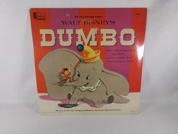 1959 Walt Disney Vinyl LP Record Dumbo MINT Condition Still Factory Sealed