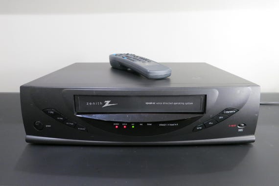 Vintage 2003 Zenith VRA-421 Four Head Hi Fi VCR Remote Speak EZ Works Great