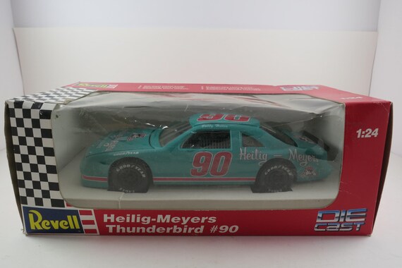 1997 Revell 1:24 Scale Die cast Car #90 Bobby Hillin Heilig-Meyers Livery New in Original Box