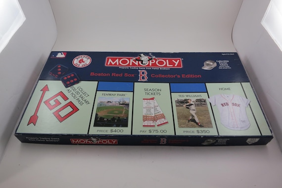 Vintage 2000 Board Game Monopoly Boston Red Sox Edition 100% Complete Excellent Condition