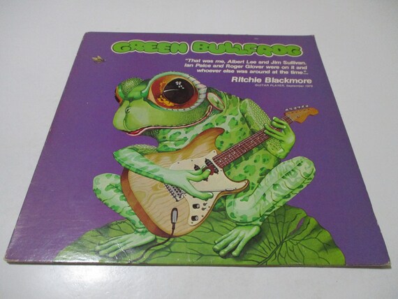 Vintage 1980 Vinyl LP Record Green Bullfrog Natural Magic Very Good Condition 64919
