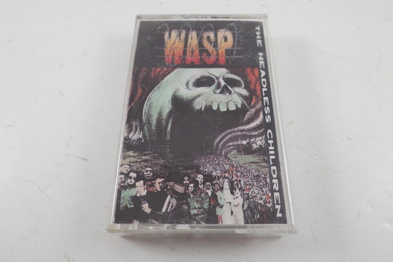 Vintage 1980's WASP Cassette Tapes Headless Children Animal Last Command Live In The Raw Sold Individually