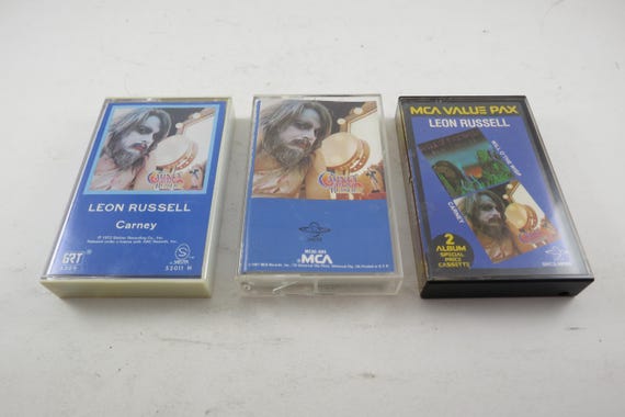 Vintage Leon Russell Cassette Tape: Carney, Will O The Wisp