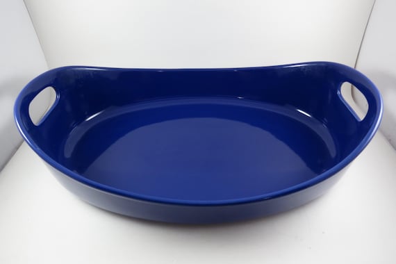 Dark Blue Rachel Ray 3 Quart Double Handled Casserole Dish