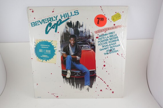 Vintage 1984 Vinyl LP Record Beverly Hills Cop Soundtrack Excellent Condition In Shrink Hype Sticker 71363