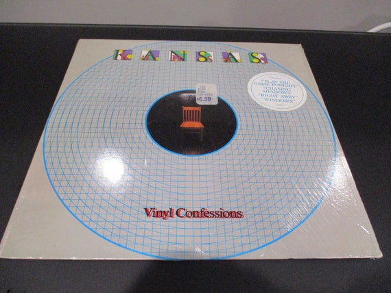 Vintage 1982 LP Vinyl Record Kansas Vinyl Confessions Excellent Condition In Shrink Hype Sticker 63092