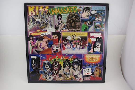 1980 Vinyl LP Record KISS Unmasked EX