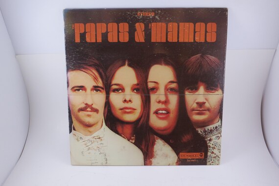 Vintage 1968 Vinyl LP Record The Mamas and The Papas Papas and Mamas Excellent Condition Fun Faces Cover 69707