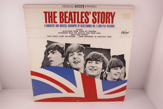 Vintage 1976 Vinyl LP Record Set The Beatles Story Excellent Condition 71171