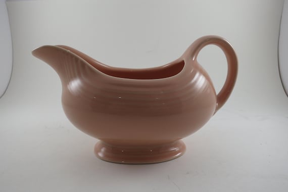 Vintage 1986 Fiesta Rose Open Sauce Boat Homer Laughlin