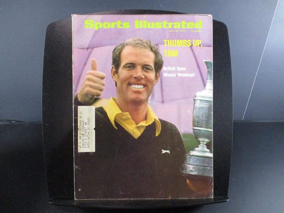 Vintage July 23, 1973 Sports Illustrated Magazine Tom Weiskopg British Open Winner Golf Good Condition