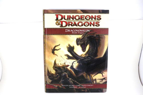 D&D Dungeons and Dragons Draconomicon Metallic Dragons
