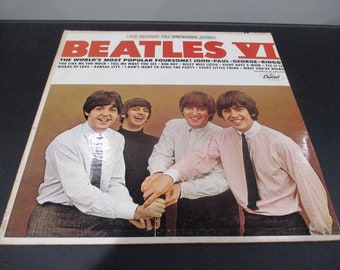 Vintage 1965 Vinyl LP Record Beatles VI The Beatles Excellent Condition Stereo Pressing 66274