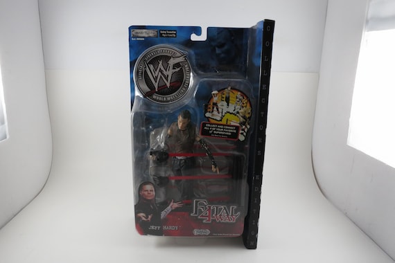 2001 WWF Fatal 4 Way Jeff Hardy Collectors Edition with Accessories NIB