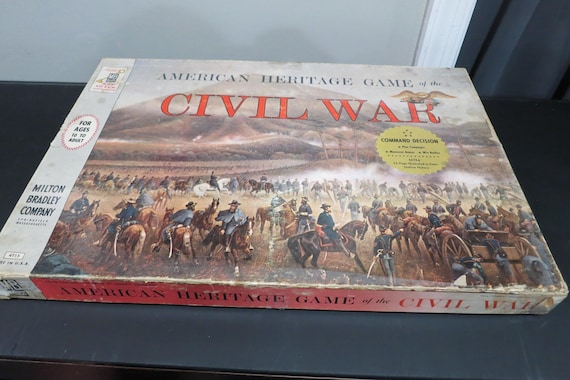 Vintage 1961 American Heritage Board Game The Game of the Civil War 100% Complete
