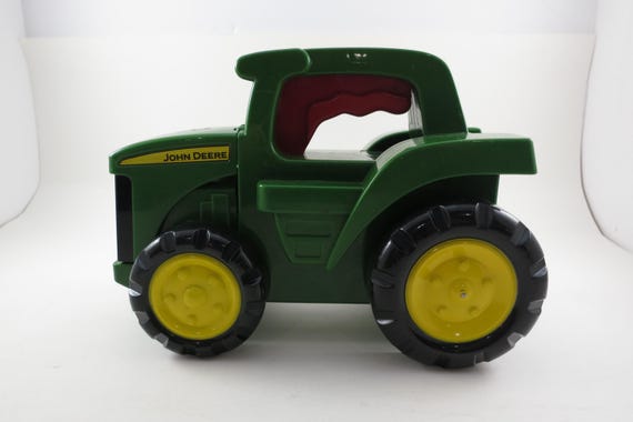 Vintage John Deere Tractor Flashlight with Rumbling Motor Sound Tested Kids