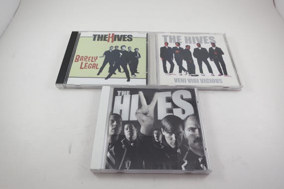 2000's The Hives CD's Punk Rock Barely Legal Veni Vidi Vicious The Black and White Album Sold Individually