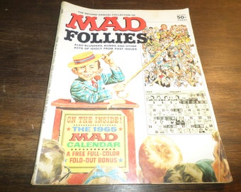 Vintage 1964 Mad Magazine 2nd Annual Mad Follies Complete Excellent Condition