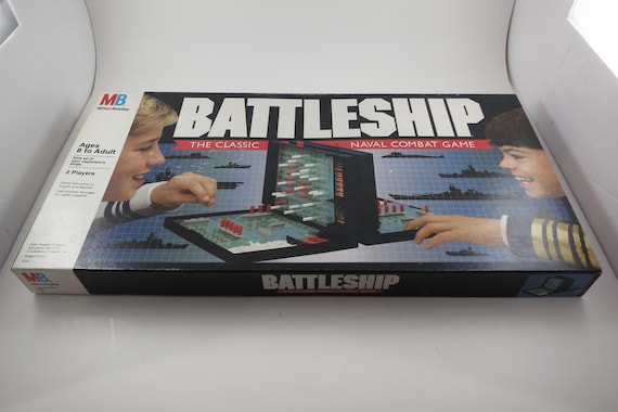 Vintage 1990 Battleship Board Game, Milton Bradley, Complete