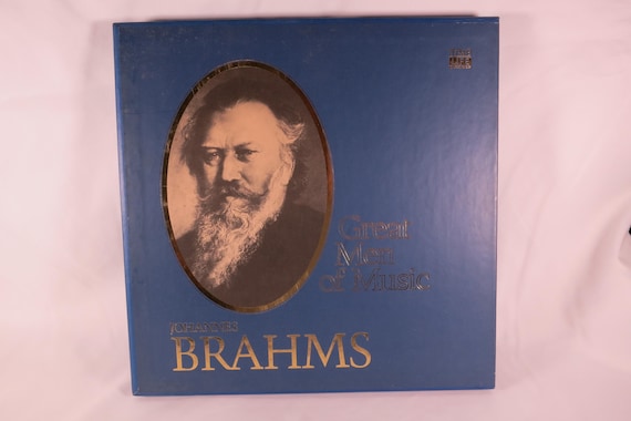1975 Johannes Brahms Vinyl LP Box Set Gr8at Men of Music EX+